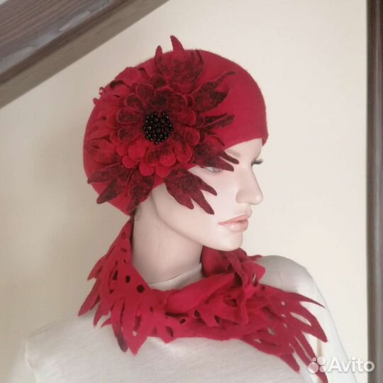 Валяный берет