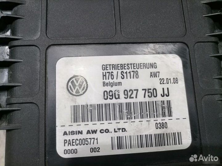 Эбу АКПП Aisin 09G Vw Passat B6 1.8 BZB 2009