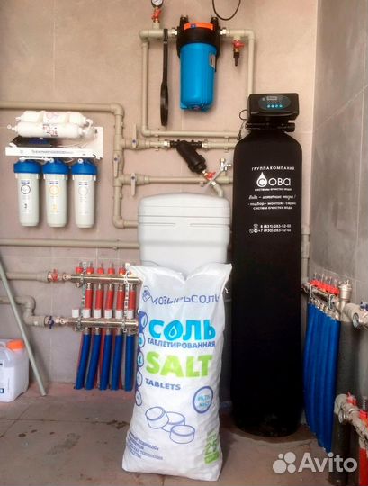 Система очистки воды из скважины и колодца