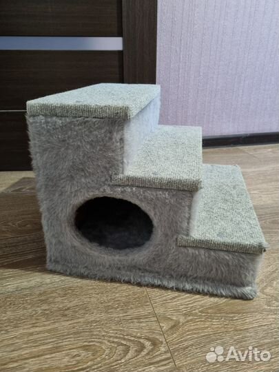Когтеточка +домик+ ступеньки