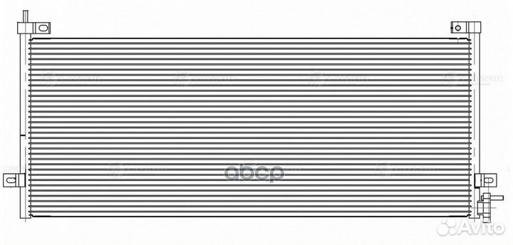 Радиатор кондиц. для а/м Volvo FH (12) /Renault