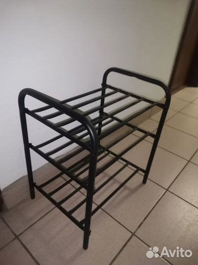 Полка для обуви металлическая