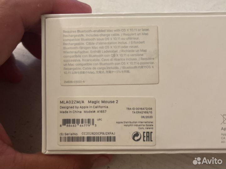 Мышь Apple magic mouse 2