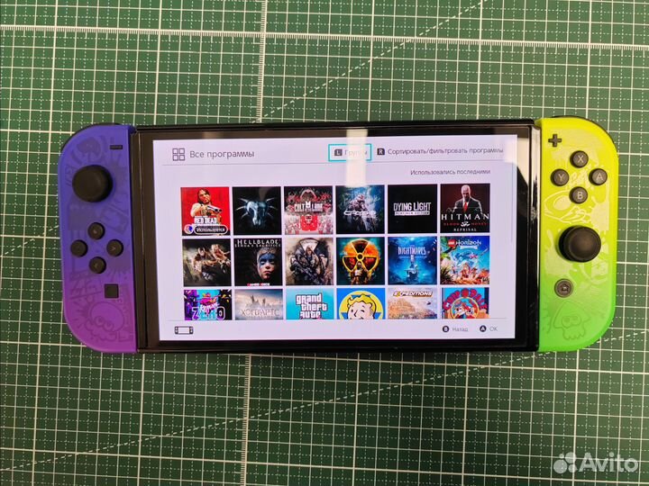 Nintendo switch oled splatoon 3 прошитая 256