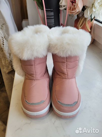 Сапоги детские дутики 25 размер