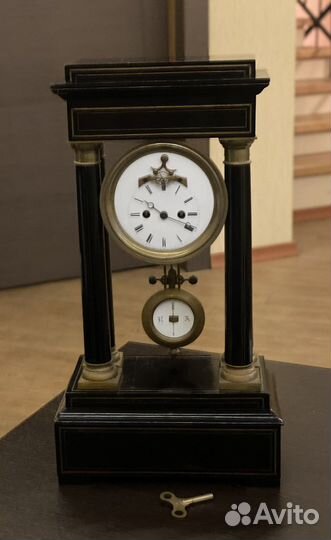 Каминные часы Chevaye Brevete Paris 1872