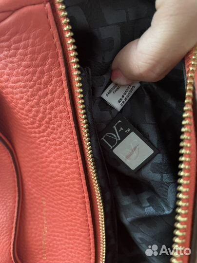 Сумка натуральная брендовая Diana von Furstenberg