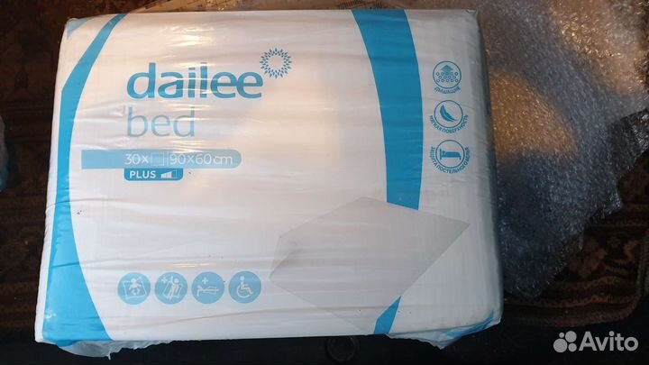 Пеленки Dailee одноразовые 60х90 30 штук