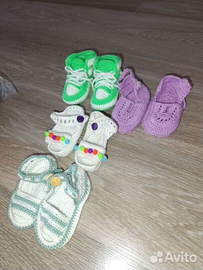 Пакет вещей на девочку 68-74 + пинетки