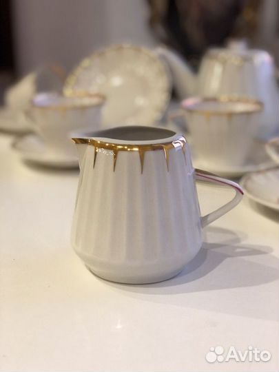 Сервиз части Вербилки костяной фарфор