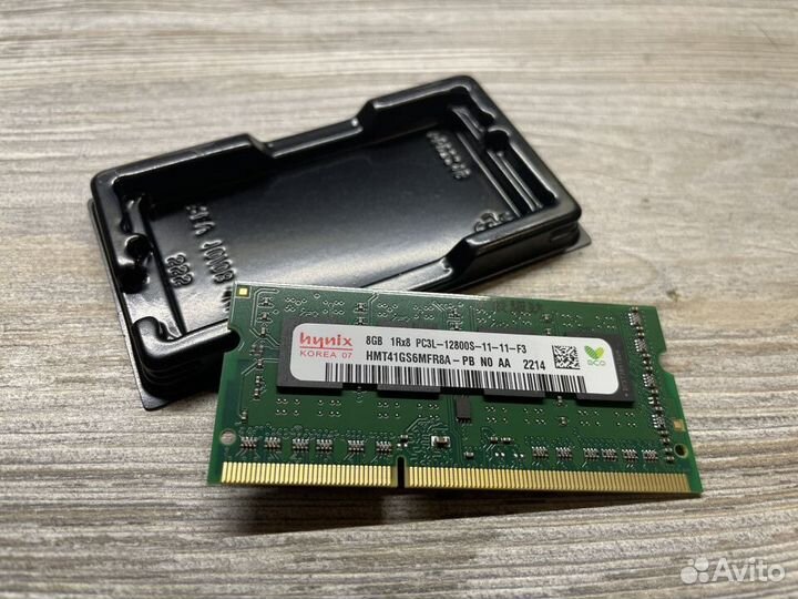 Память Hunix ddr3L 8гб 1600mhz cl11 (1.35v)