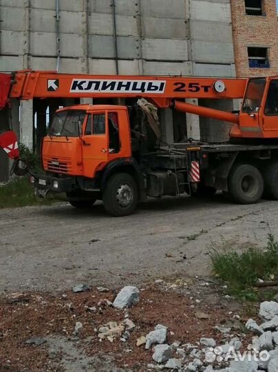 Аренда и услуги автокрана, 25 т, 21 м