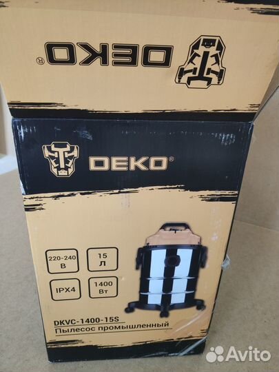 Строительный пылесос Deko