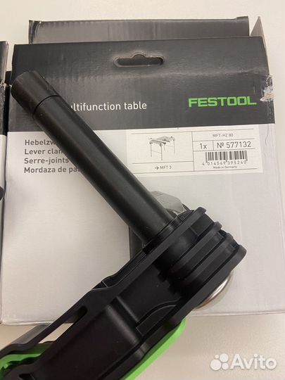 Зажим струбцина festool для стола с перфорацией