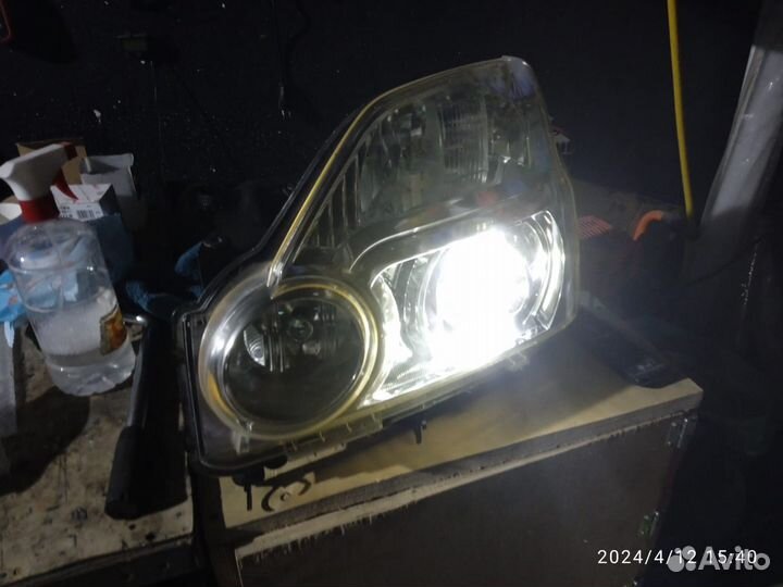 Фары nissan x-trail t31 с bi-led