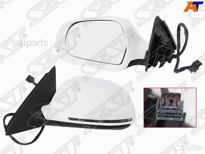 SAT ST-AUQ3-940-A2 Зеркало audi Q3 11-14 LH 9конт