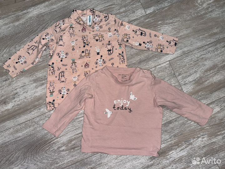 Вещи пакетом для девочки 80