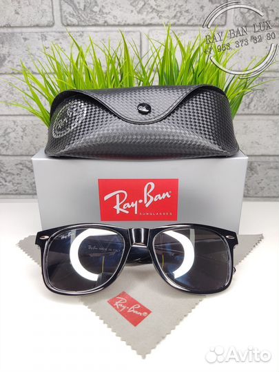 Ray Ban Wayfarer 2132 Polaroid Черный Зеркальный