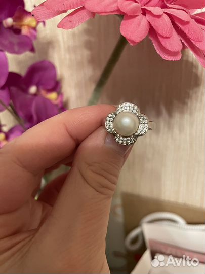 Кольцо в стиле Van Cleef 19 размер