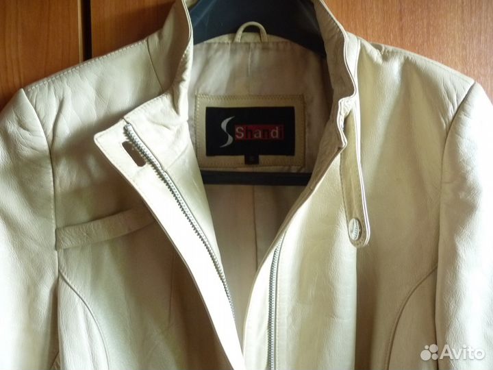 Плащ кожаный