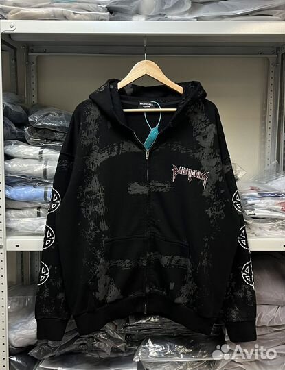 Зип худи Balenciaga paris moon