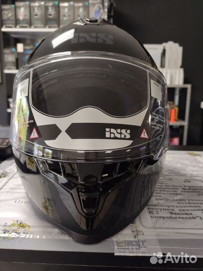 Шлем IXS HX1100 1.0, черный