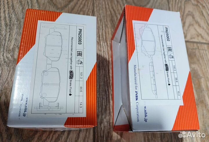 Тормозные колодки на Mazda 6