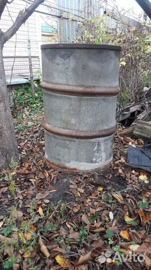 Бочка оцинкованная 200л из под бензина 1989г