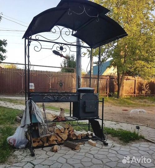 Мангал без печки