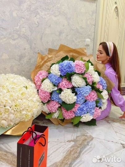 Гортензия букеты цветы