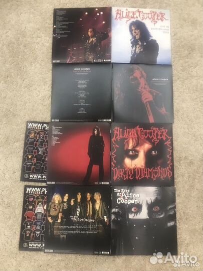 Пластинки alice cooper metallica iron maiden DIO