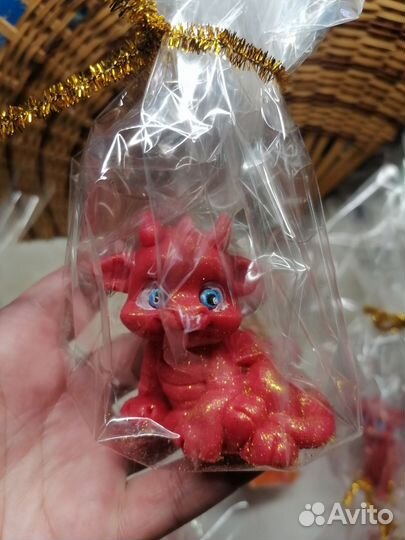 Драконы, мандарины, композиции из мыла