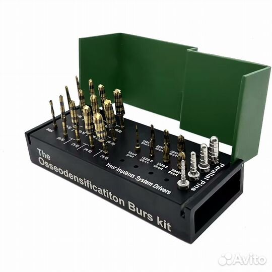 Стоматологический набор фрез для имплантации 24шт