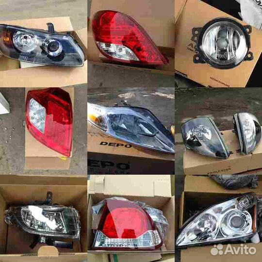 Clio Фонарь задний внешний левый (хэтчбэк) (Depo)