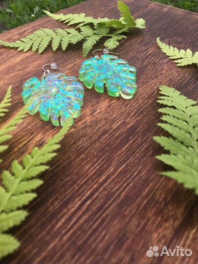 Серёжки монстера