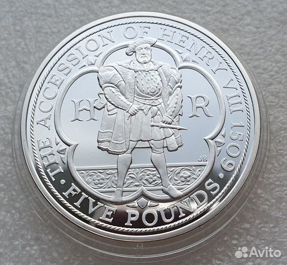 Англия Пьедфорт 5 фунтов 2009 восхождения Генриха