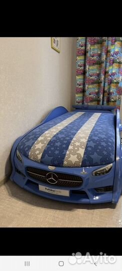 Детская кровать машинка