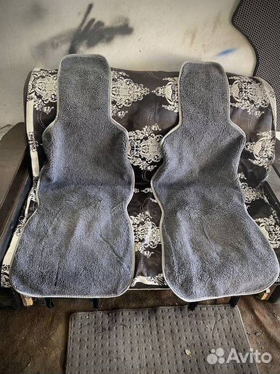 Меховые накидки на сидения (полный комплект)