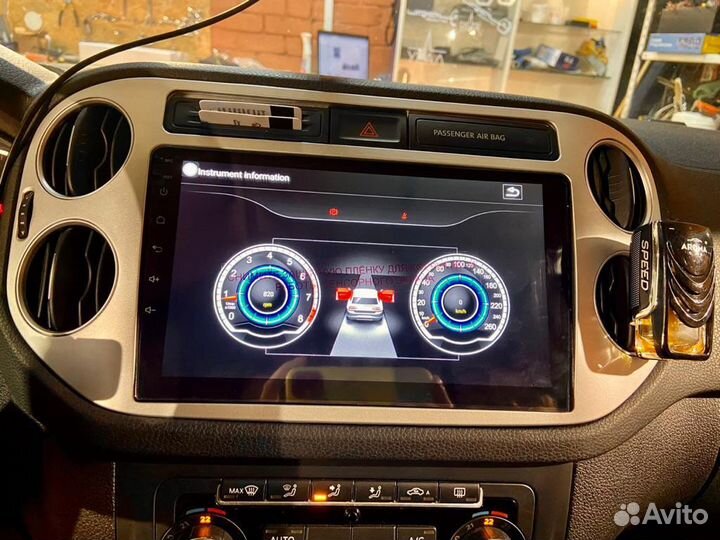 Магнитола андройд Volkswagen tiguan с установкой