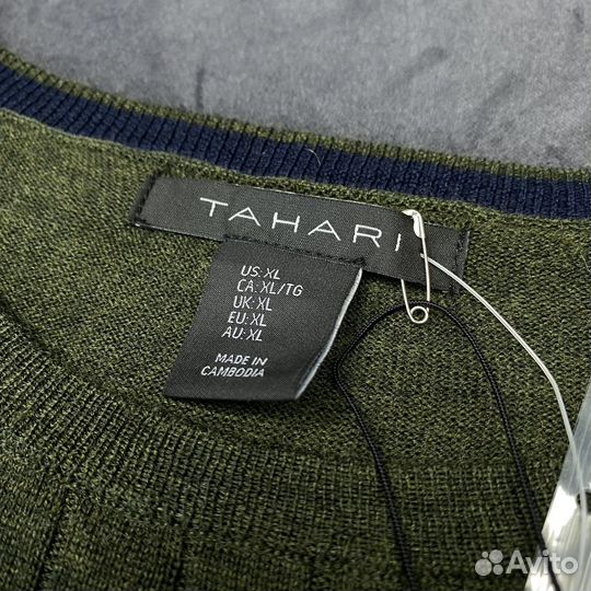 Джемпер новый меринос Tahari р.XL оригинал