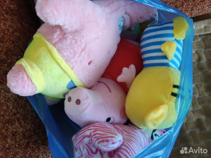 Мягкие игрушки бу бесплатно