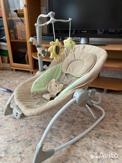 Детские электрокачели шезлонг Jetem Flappy