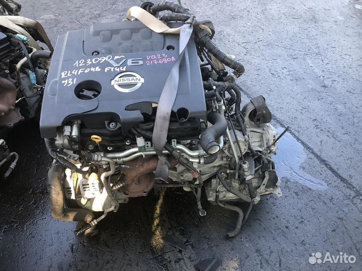 Двигатель в сборе с кпп nissan VQ23DE