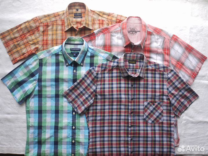 Брендовые рубашки Wrangler и Globe Trotter