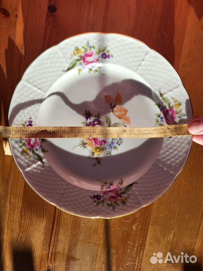 Предметы сервиза мейсенский букет