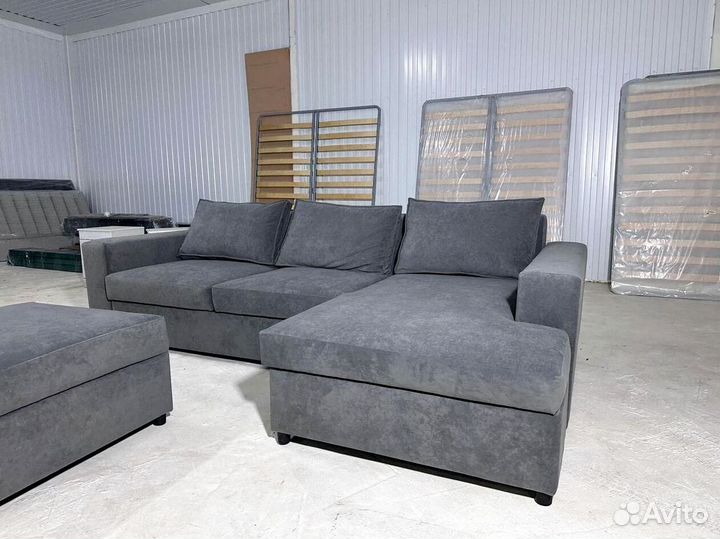Большой угловой диван на заказ