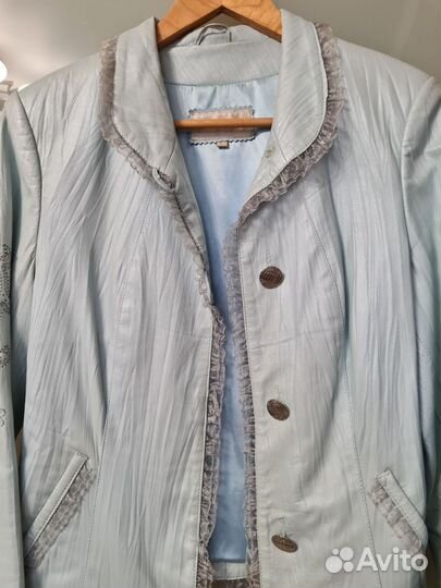 Куртка пиджак натуральная кожа женская