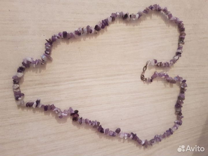 Бусы аметист