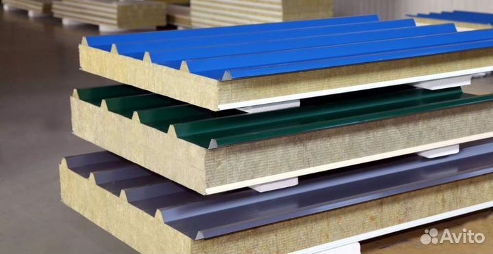 Стеновые и кровельные сэндвич-панели