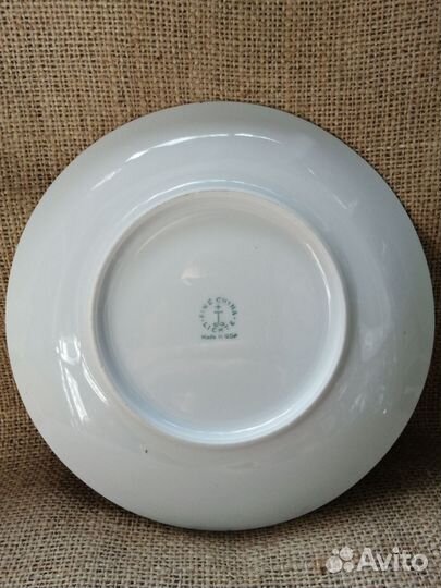 Тарелка Германия ГДР ромбы Fine China